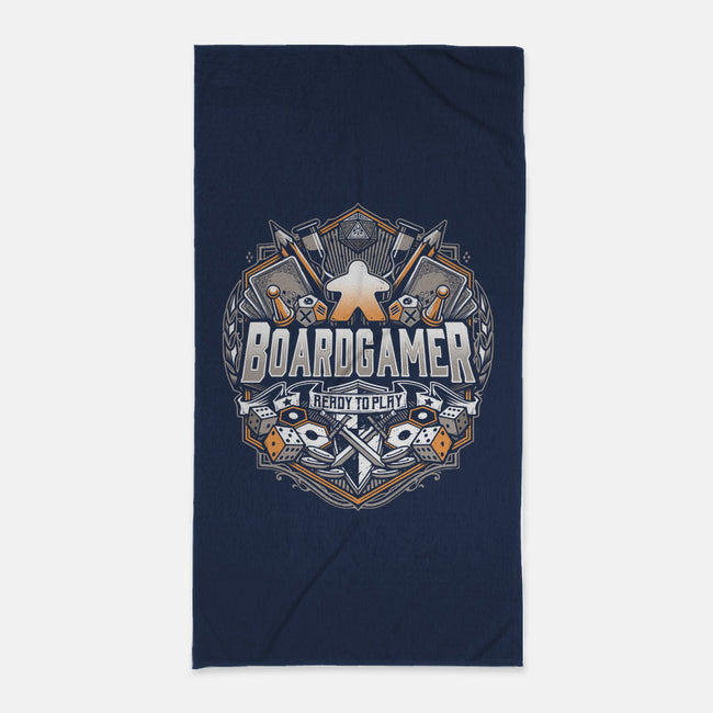 BoardGamer-none beach towel-StudioM6