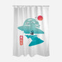 Good Day to Sail-none polyester shower curtain-kkdesign