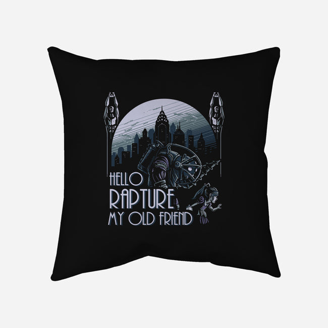 Hello Rapture-none removable cover w insert throw pillow-daobiwan