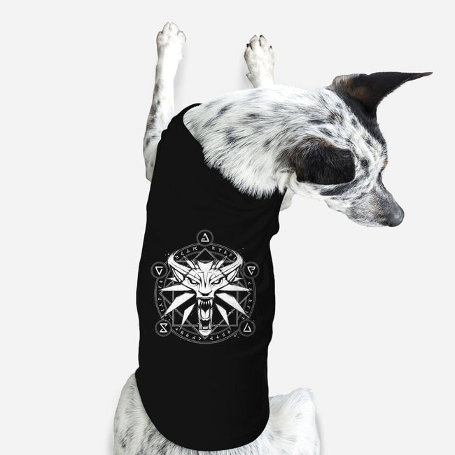Wolf Medallion-dog basic pet tank-xMorfina