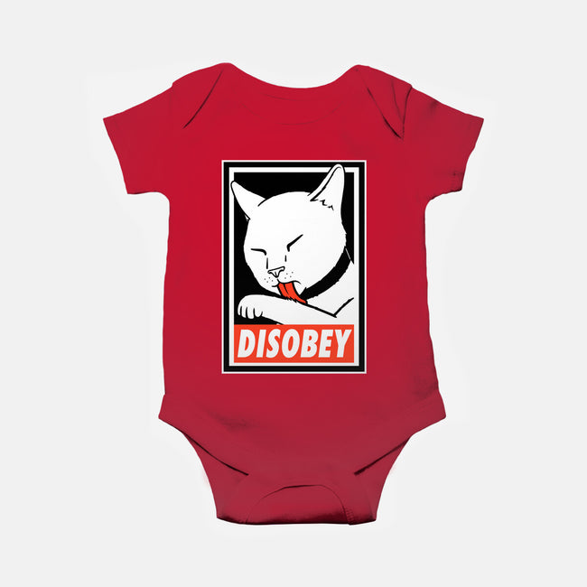 DISOBEY!-baby basic onesie-Raffiti