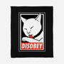 DISOBEY!-none fleece blanket-Raffiti