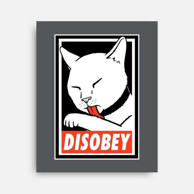 DISOBEY!-none stretched canvas-Raffiti