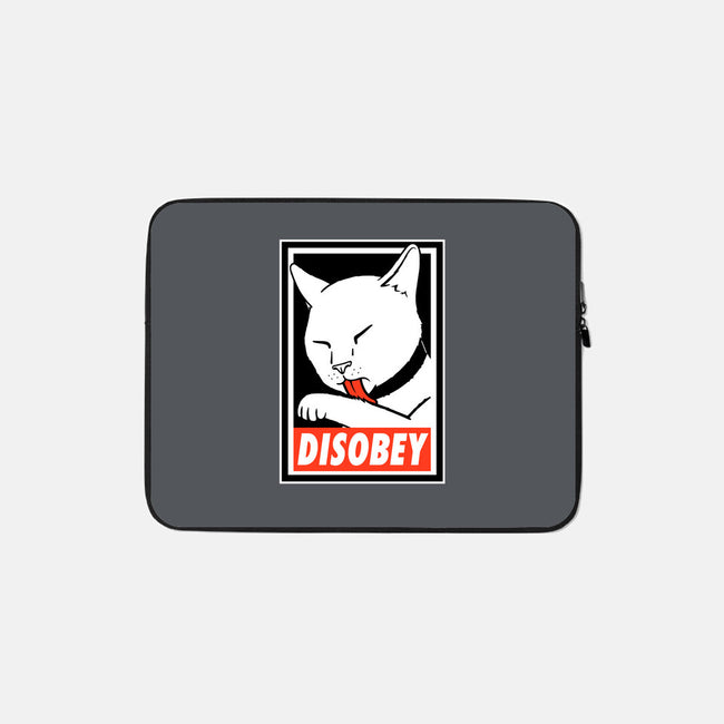 DISOBEY!-none zippered laptop sleeve-Raffiti