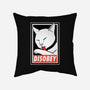 DISOBEY!-none removable cover w insert throw pillow-Raffiti