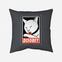 DISOBEY!-none removable cover w insert throw pillow-Raffiti