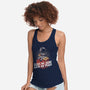 Leave Me Alone With My Pizza-womens racerback tank-eduely