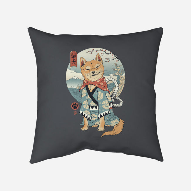 Shiba Inu-none removable cover w insert throw pillow-vp021
