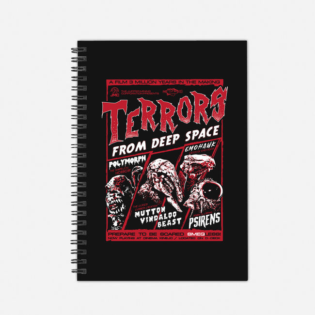 Terrors From Deep Space!-none dot grid notebook-everdream