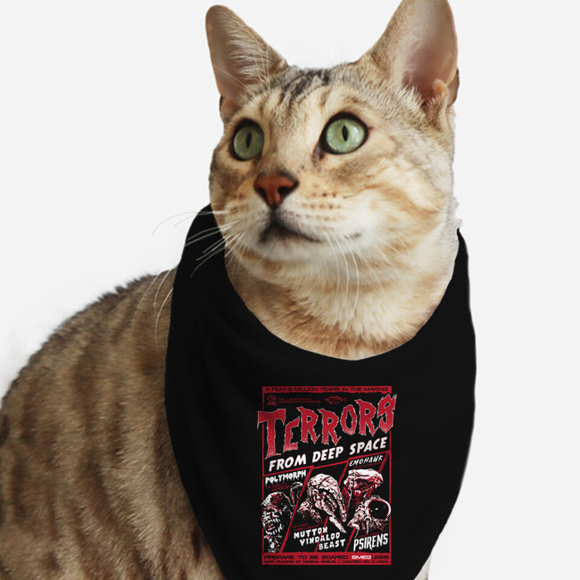 Terrors From Deep Space!-cat bandana pet collar-everdream