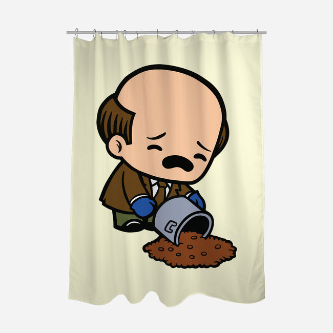 Chili Spilly-none polyester shower curtain-SuperEmoFriends