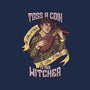 Toss a Coin-none removable cover w insert throw pillow-Ursulalopez