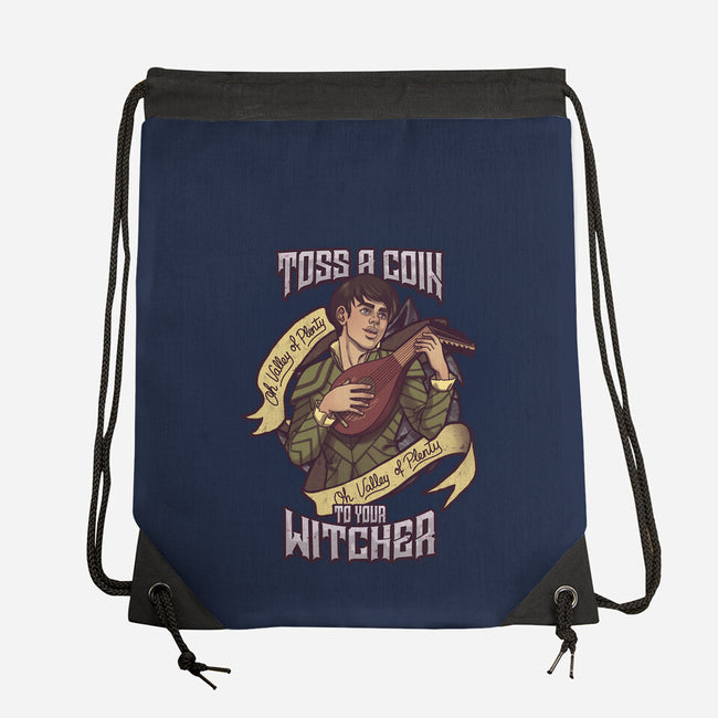 Toss a Coin-none drawstring bag-Ursulalopez