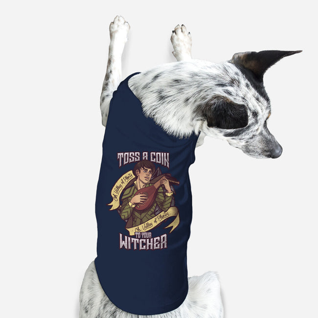 Toss a Coin-dog basic pet tank-Ursulalopez