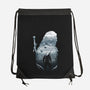 Wild Hunt Silhouette-none drawstring bag-dandingeroz