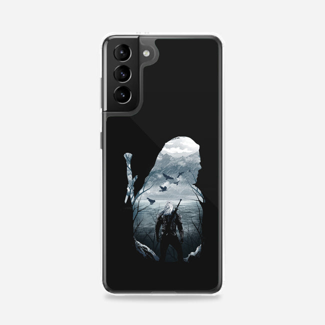 Wild Hunt Silhouette-samsung snap phone case-dandingeroz