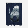 Wild Hunt Silhouette-none polyester shower curtain-dandingeroz