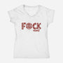F@ck Yeah-womens v-neck tee-jrberger