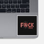 F@ck Yeah-none glossy sticker-jrberger
