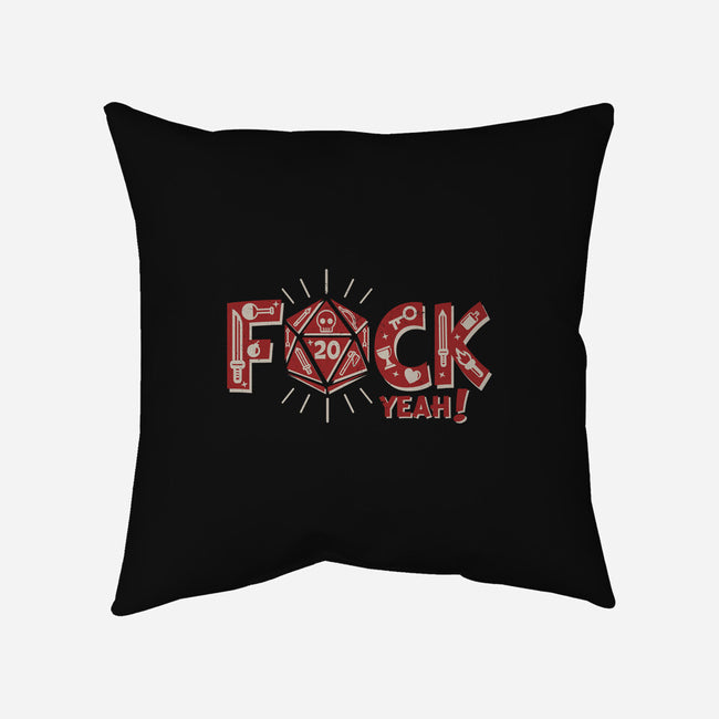 F@ck Yeah-none removable cover throw pillow-jrberger