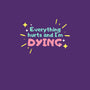 Everything Hurts & I'm Dying-none stretched canvas-glitterghoul