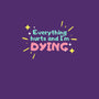 Everything Hurts & I'm Dying-womens off shoulder tee-glitterghoul