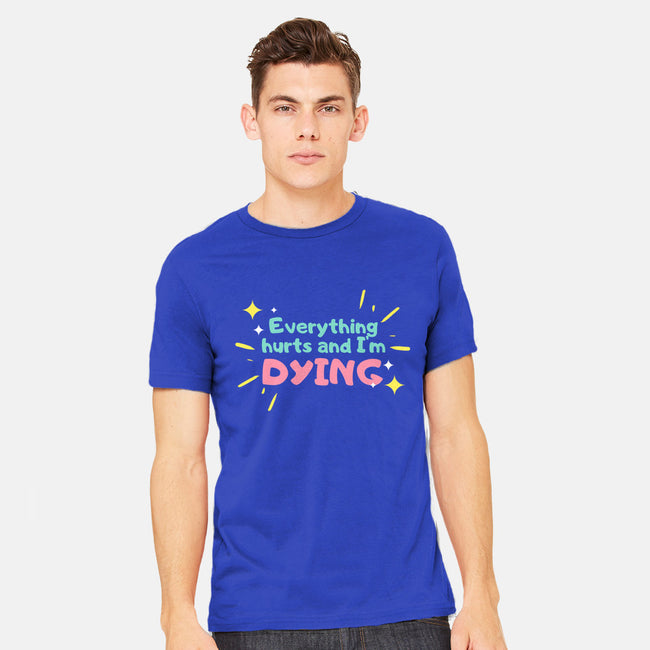 Everything Hurts & I'm Dying-mens heavyweight tee-glitterghoul