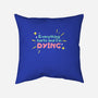 Everything Hurts & I'm Dying-none removable cover throw pillow-glitterghoul