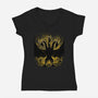 The Golden King-womens v-neck tee-alemaglia