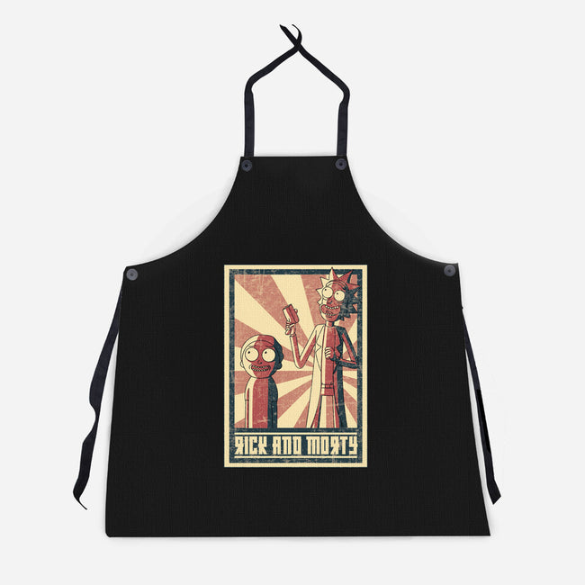 Rickpaganda-unisex kitchen apron-dumbassman