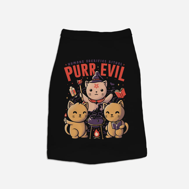 Purr Evil-dog basic pet tank-eduely