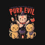Purr Evil-none matte poster-eduely