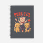 Purr Evil-none dot grid notebook-eduely