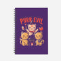 Purr Evil-none dot grid notebook-eduely