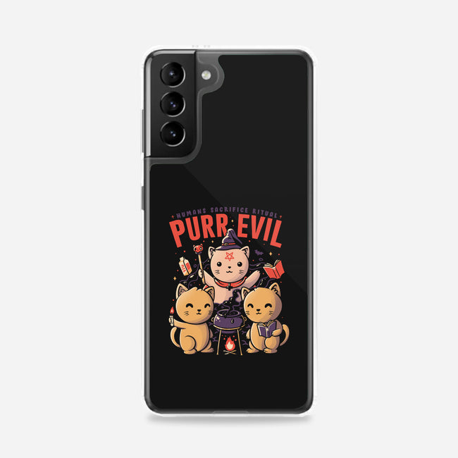 Purr Evil-samsung snap phone case-eduely