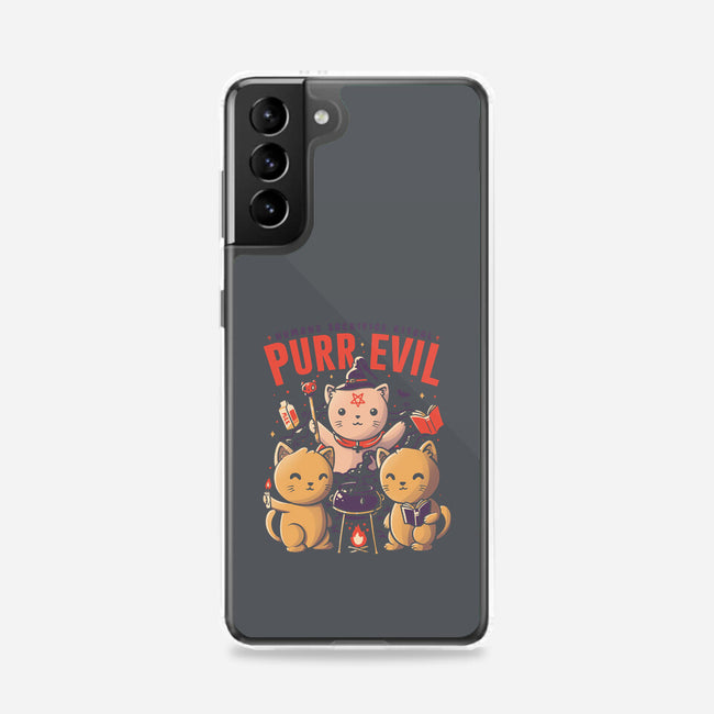 Purr Evil-samsung snap phone case-eduely