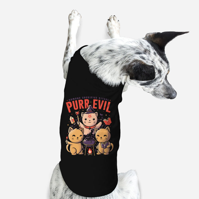 Purr Evil-dog basic pet tank-eduely