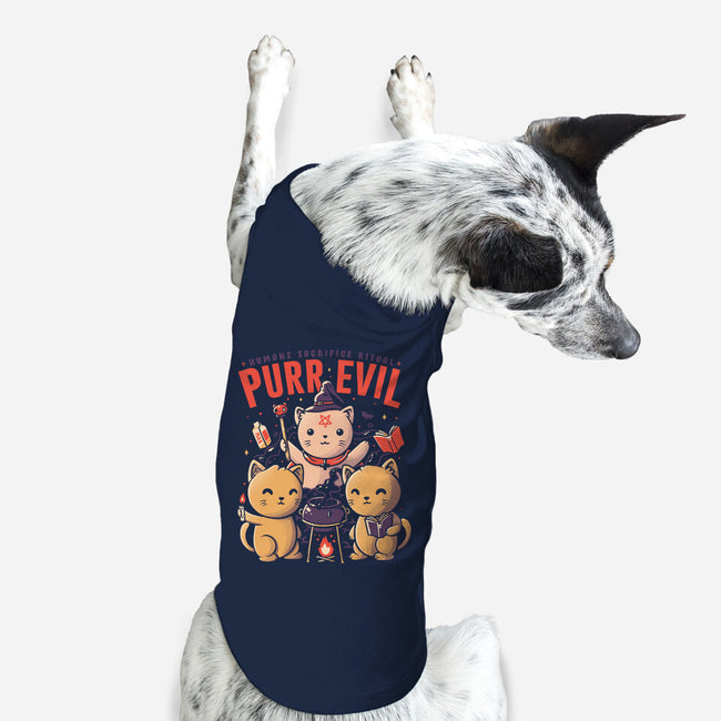 Purr Evil-dog basic pet tank-eduely