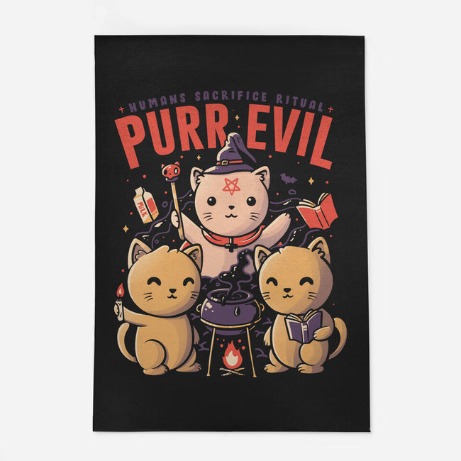 Purr Evil-none outdoor rug-eduely