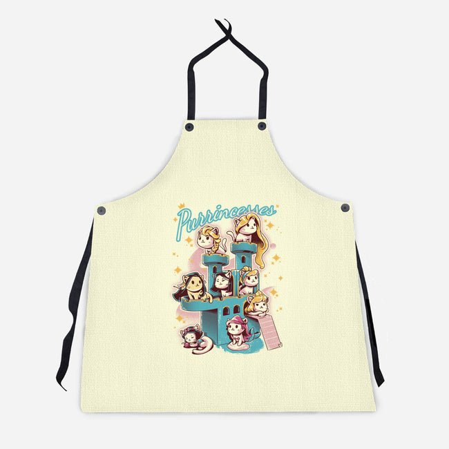 Purrincesses-unisex kitchen apron-yumie