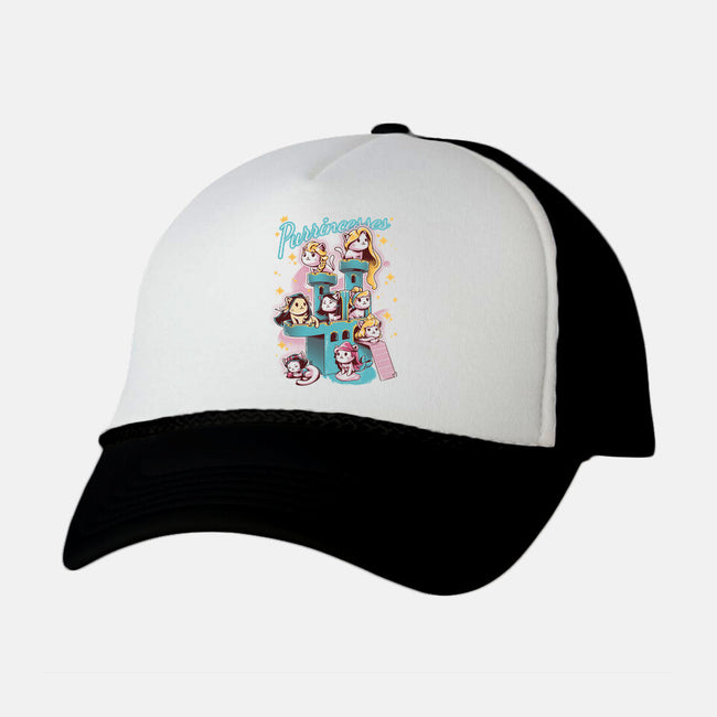 Purrincesses-unisex trucker hat-yumie