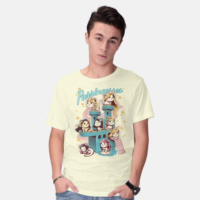 Purrincesses-mens basic tee-yumie