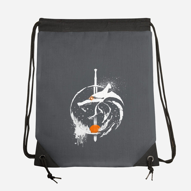 Grungewolf-none drawstring bag-artyx21