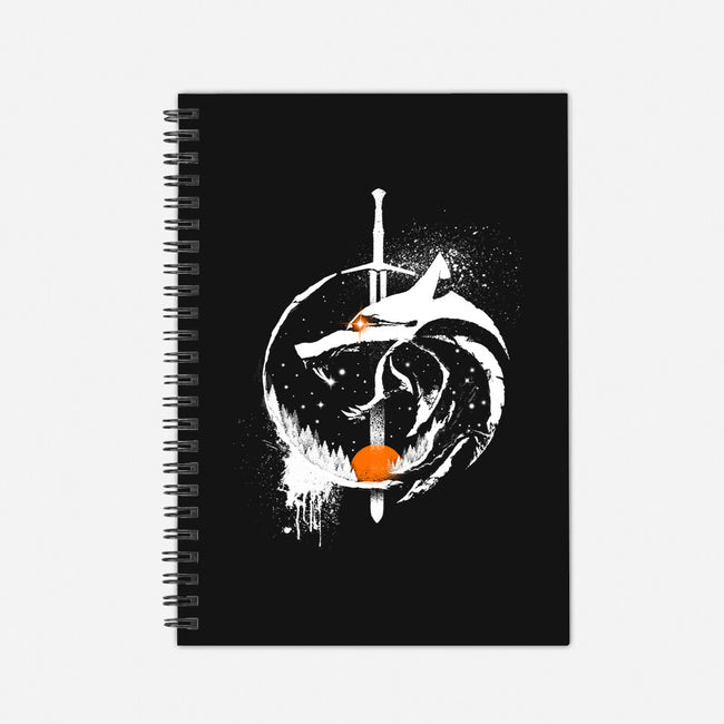 Grungewolf-none dot grid notebook-artyx21