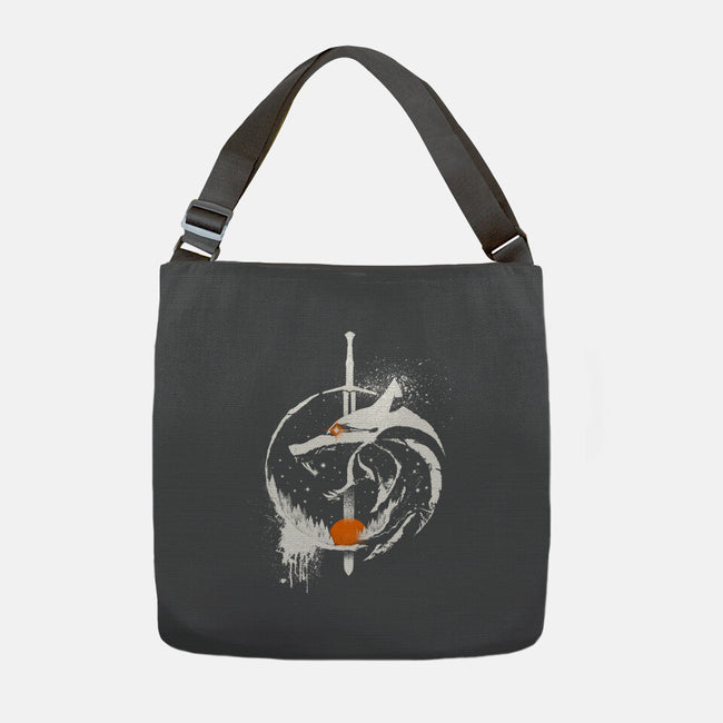 Grungewolf-none adjustable tote-artyx21
