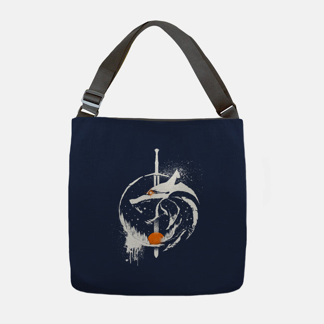 Grungewolf-none adjustable tote-artyx21