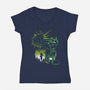 Gon's Jajanken-womens v-neck tee-constantine2454