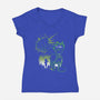 Gon's Jajanken-womens v-neck tee-constantine2454