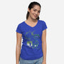 Gon's Jajanken-womens v-neck tee-constantine2454