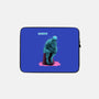 Blue Thinker-none zippered laptop sleeve-teesgeex
